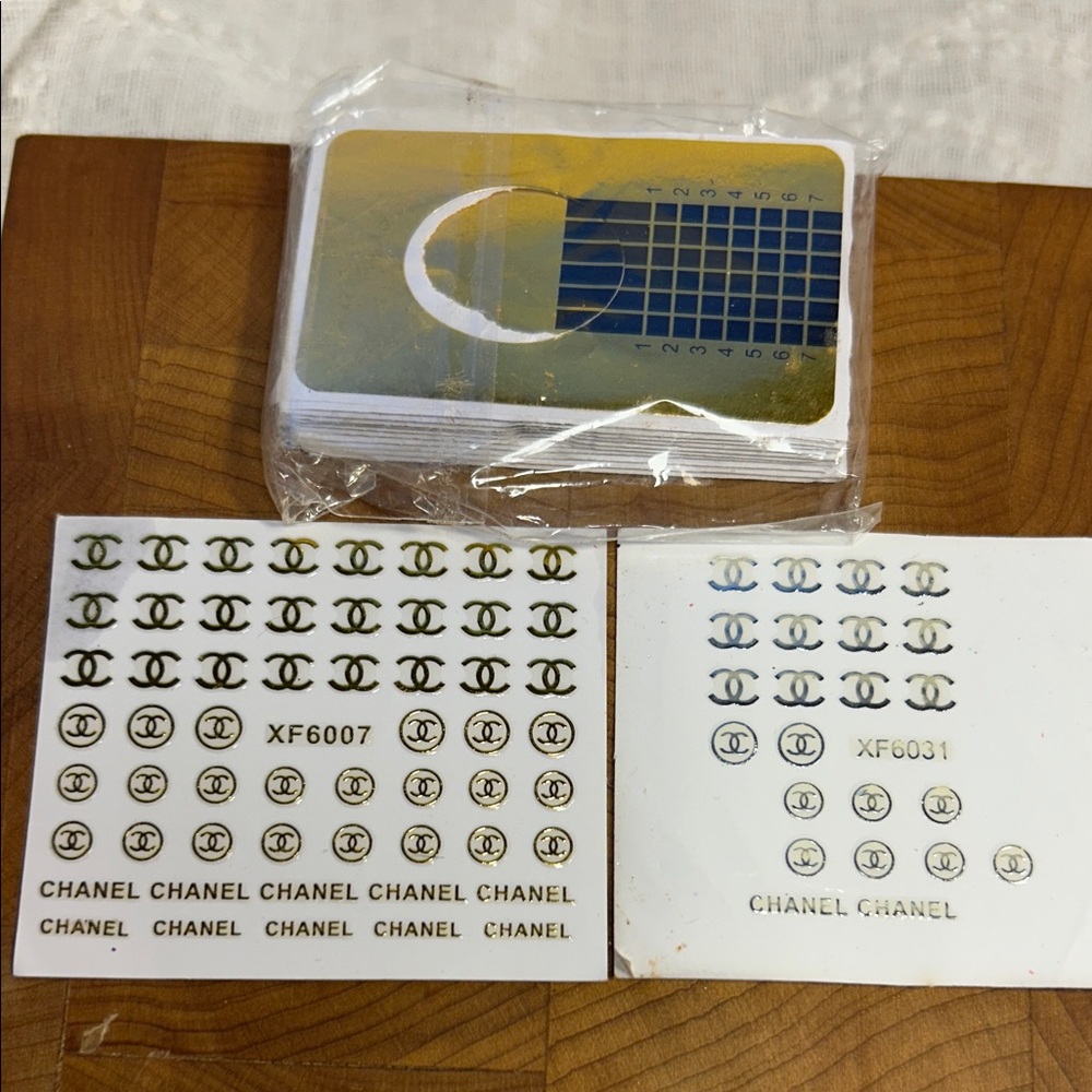 Nail art stickers stamps